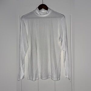 Cuddl Duds Turtleneck Softwear With Stretch Long Sleeve White Top Women XL Layer